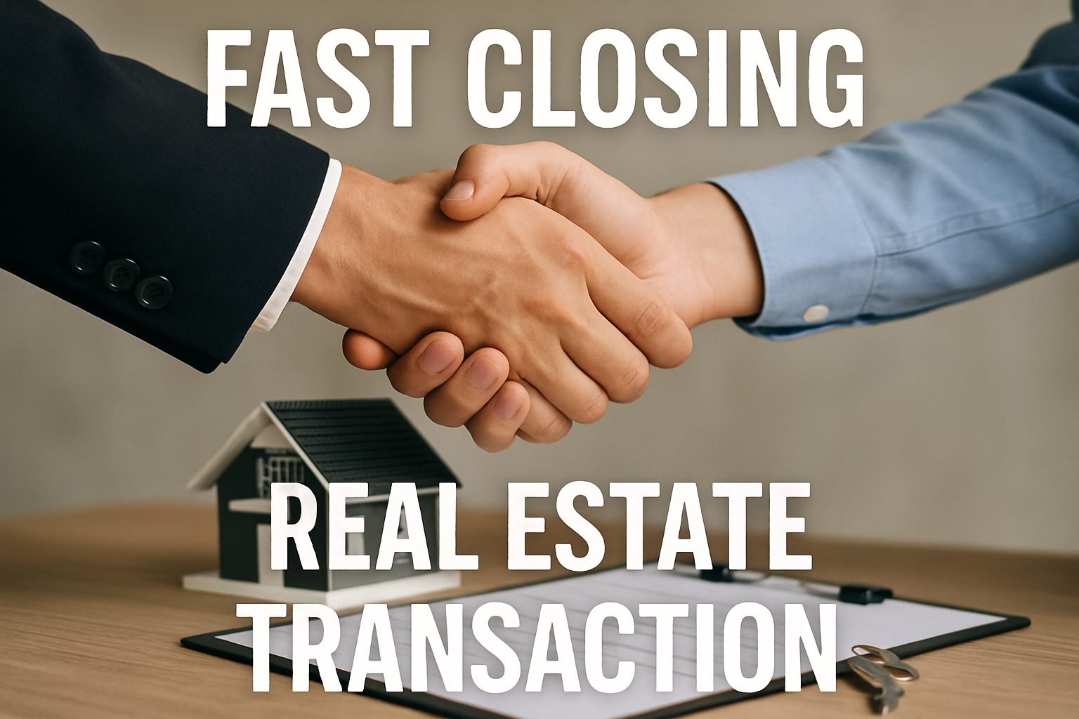 Fast closing real estate transaction